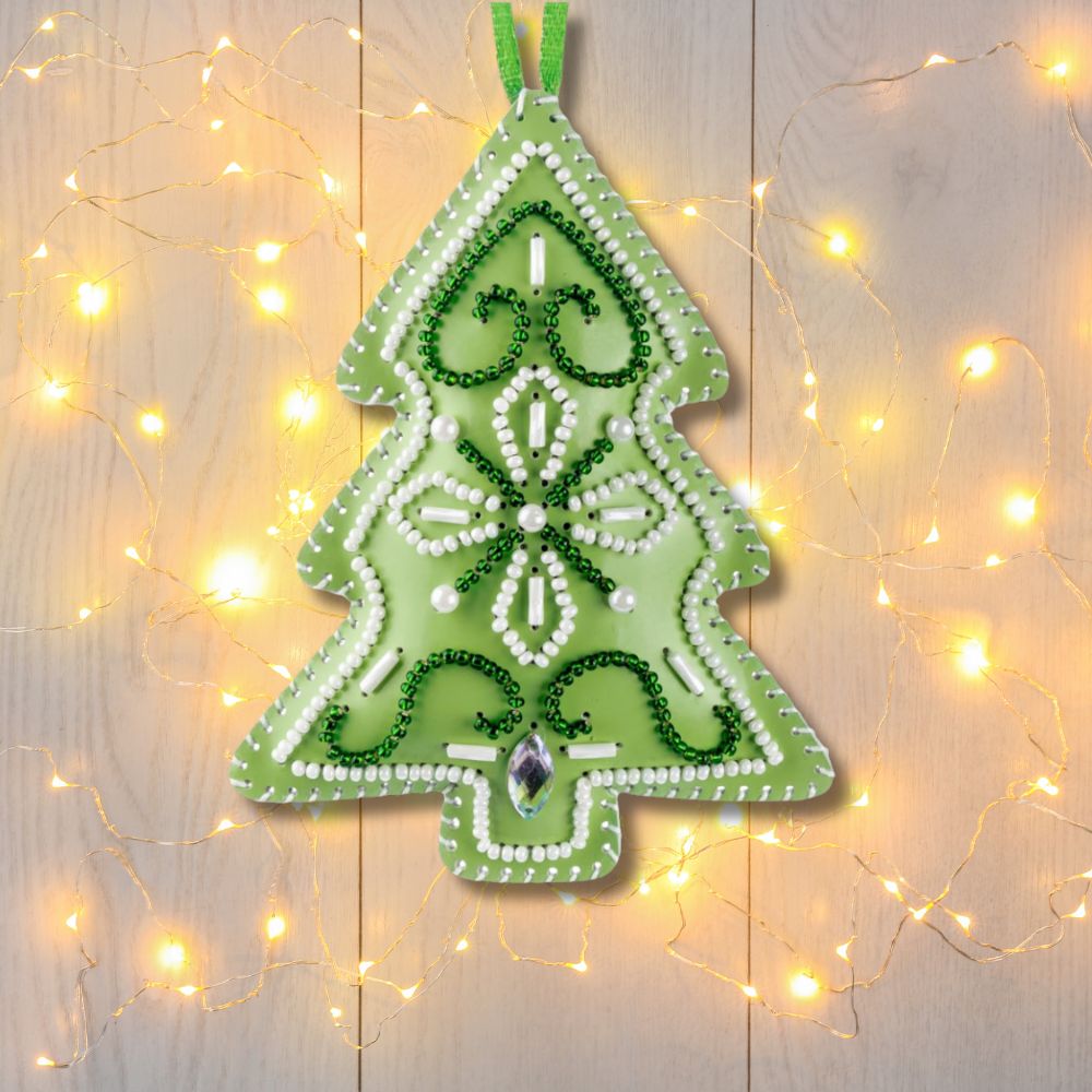 Christmas Tree Bead Embroidery Kit