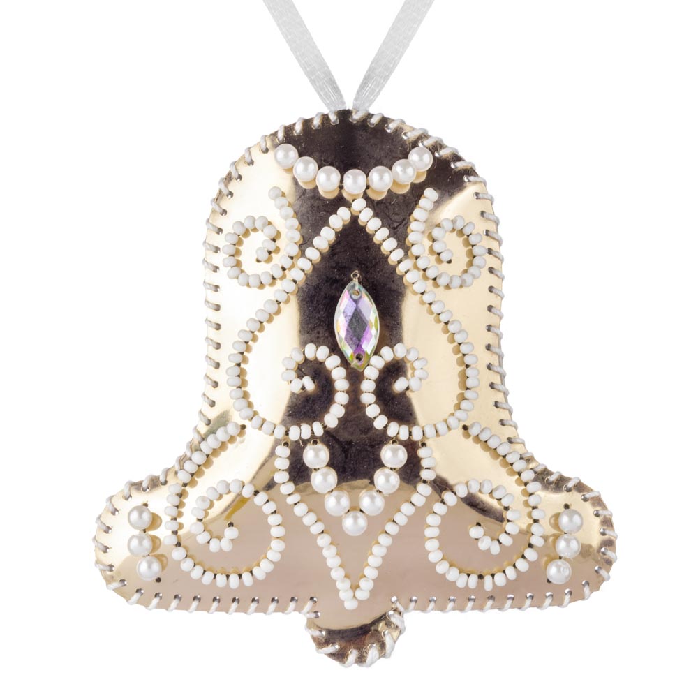 Elegant Gold Bell Bead Embroidery Kit