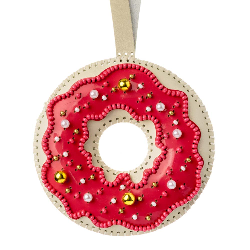 Donut Bag Charm Bead Embroidery Kit