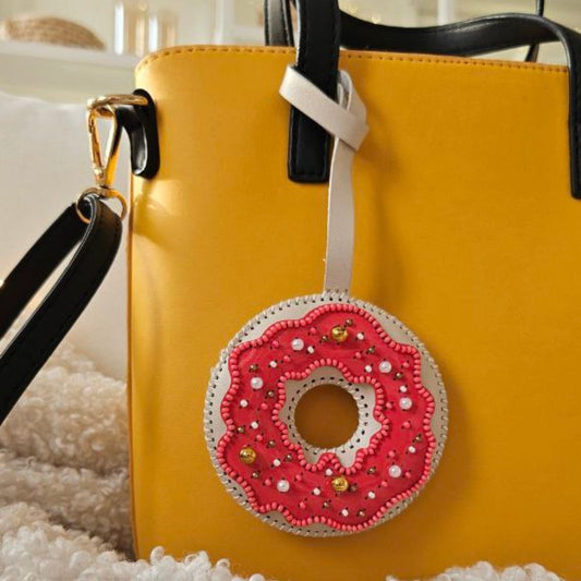 Donut Bag Charm Bead Embroidery Kit