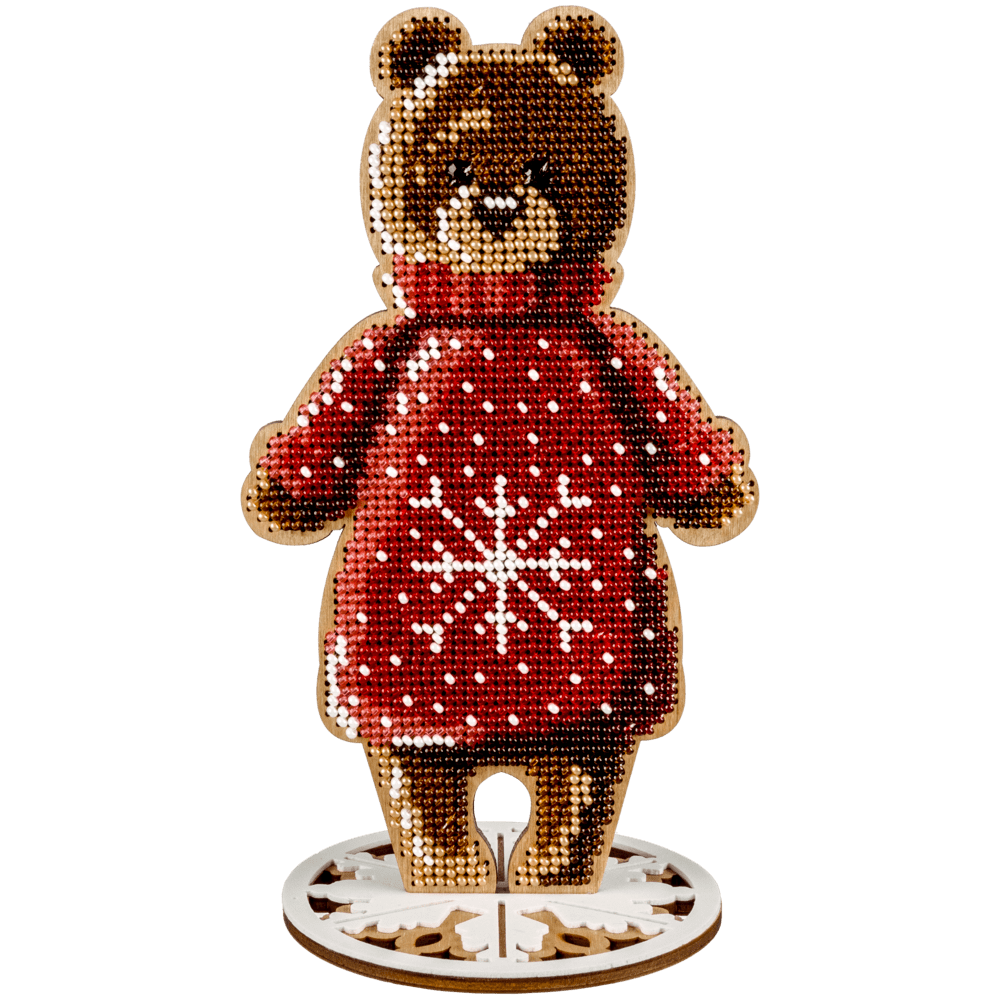 Cozy Winter Bear Embroidery Kit