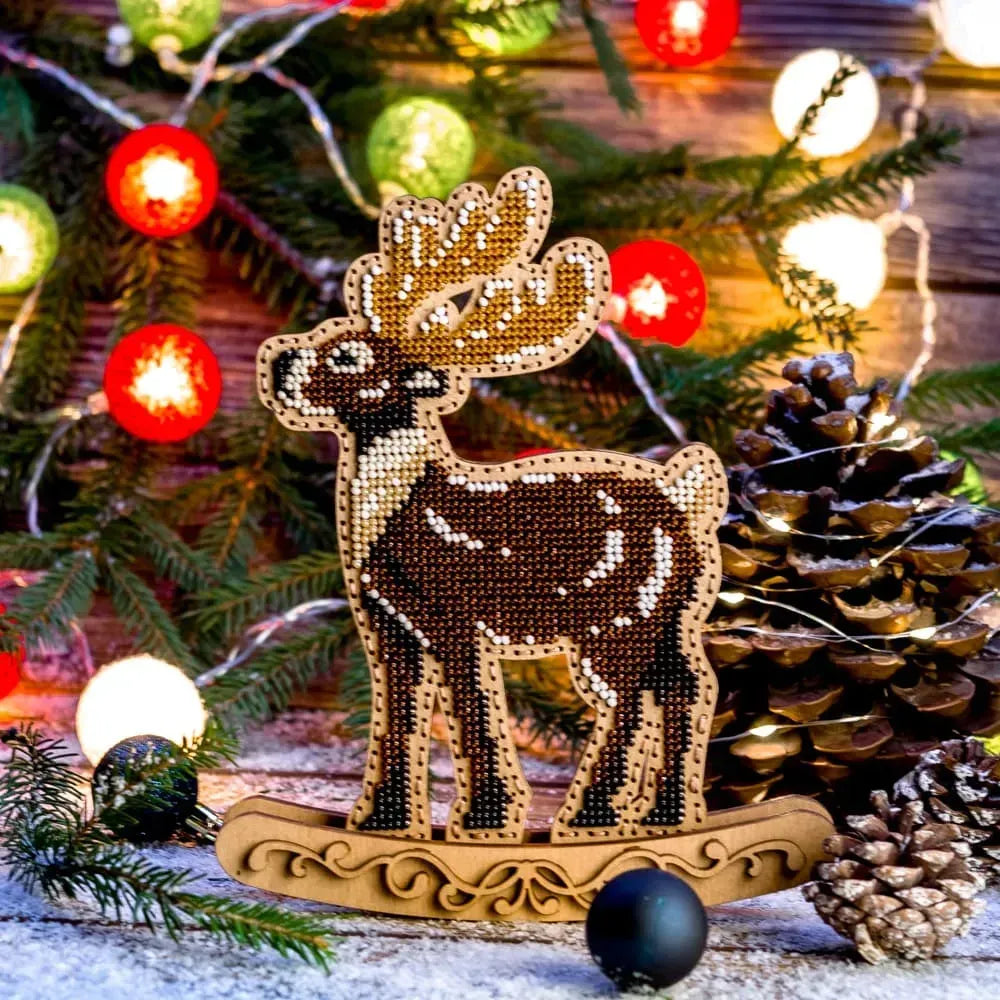 Festive Reindeer Embroidery Kit