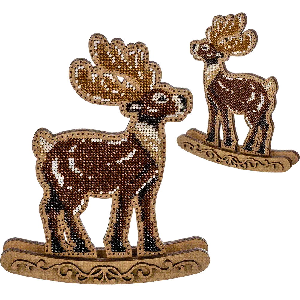 Festive Reindeer Embroidery Kit