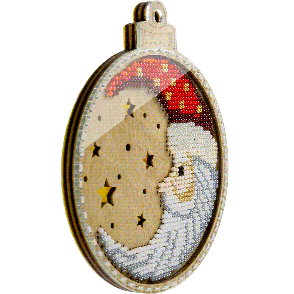 Santa Under the Stars Embroidery Kit