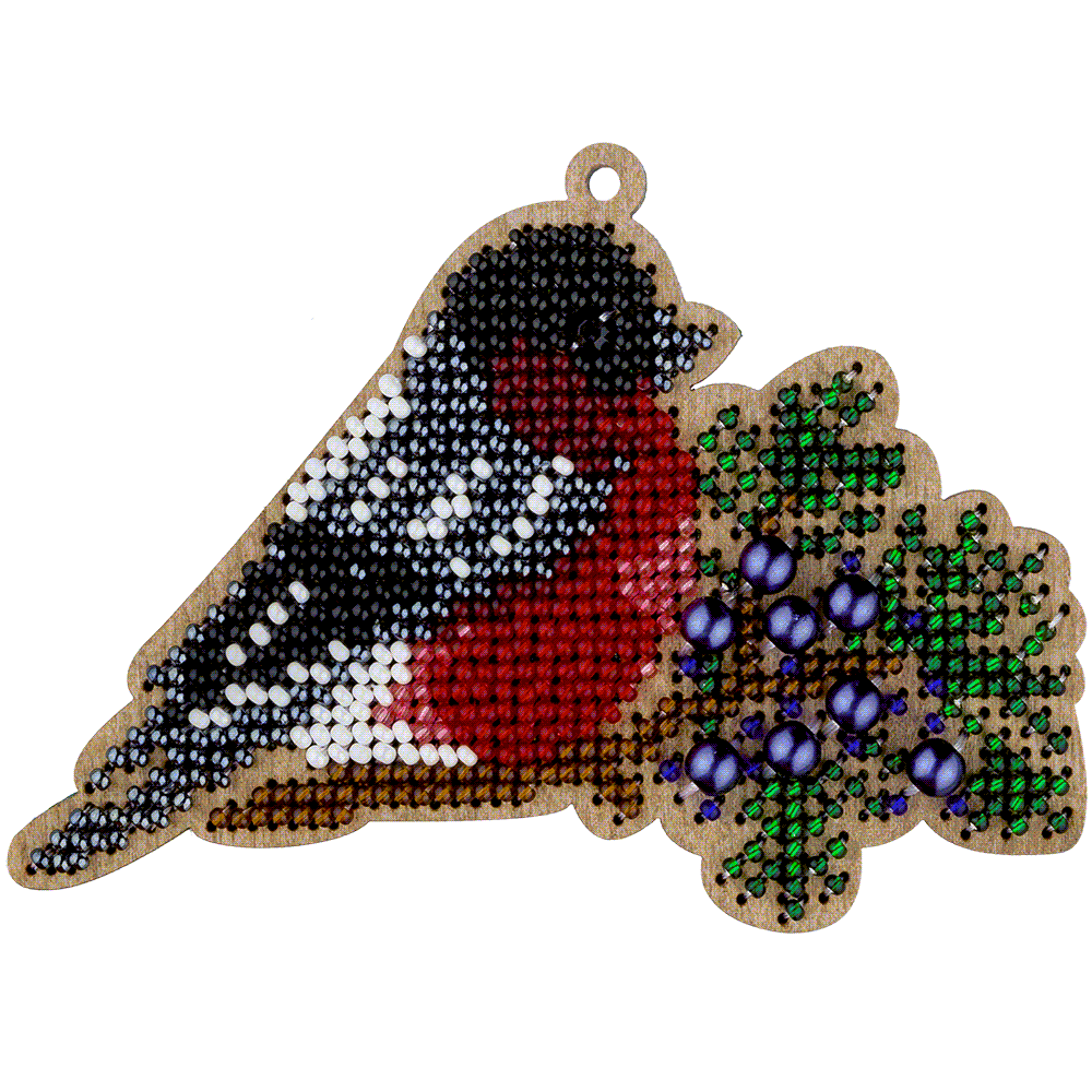 Christmas Berry Branch Embroidery Kit