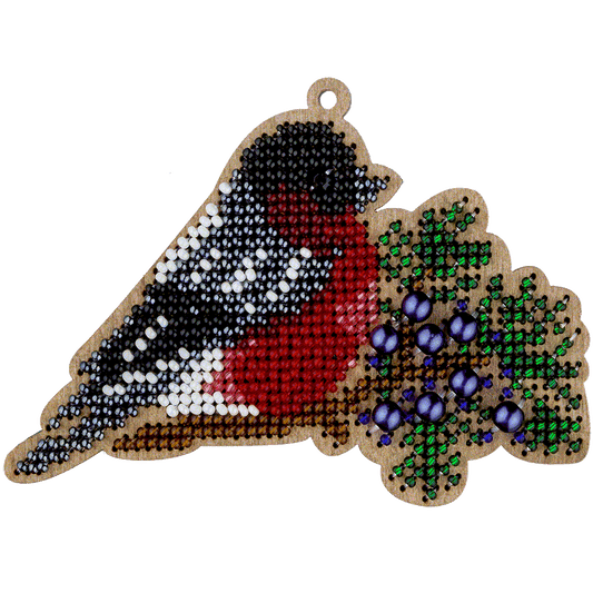 Christmas Berry Branch Embroidery Kit