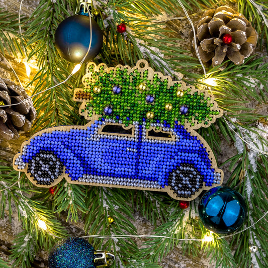 Festive Car Embroidery Kit