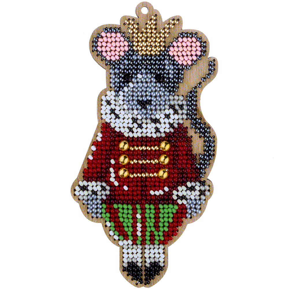 Nutcracker Mouse Christmas Tree Ornament Kit