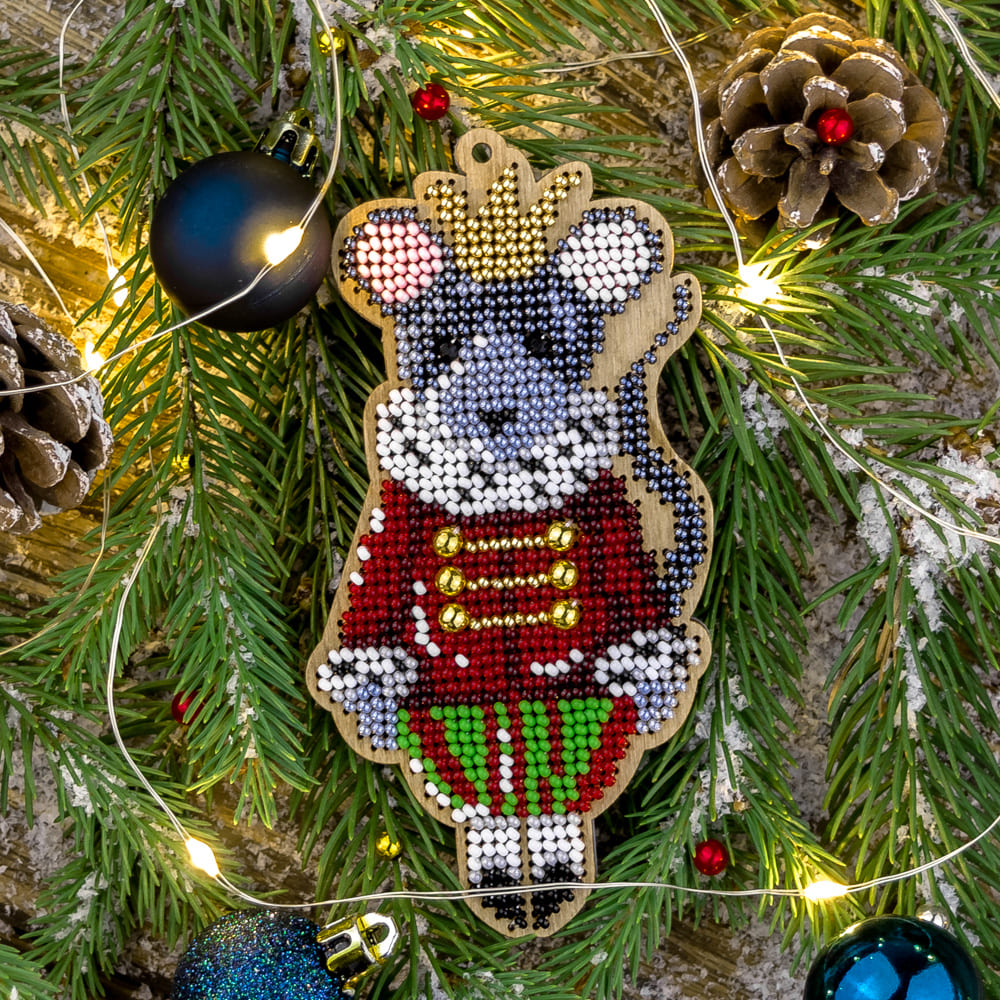 Nutcracker Mouse Christmas Tree Ornament Kit
