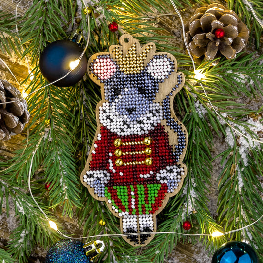 Nutcracker Mouse Christmas Tree Ornament Kit