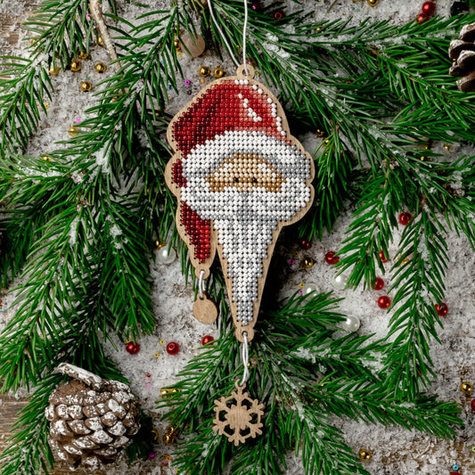 Nordic Santa Christmas Tree Ornament Kit