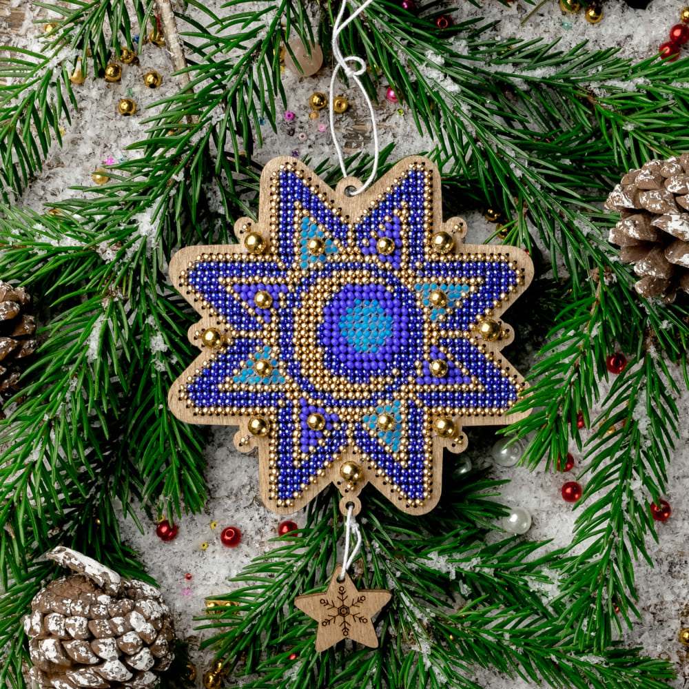 Celestial Glow Star Christmas Tree Ornament Kit