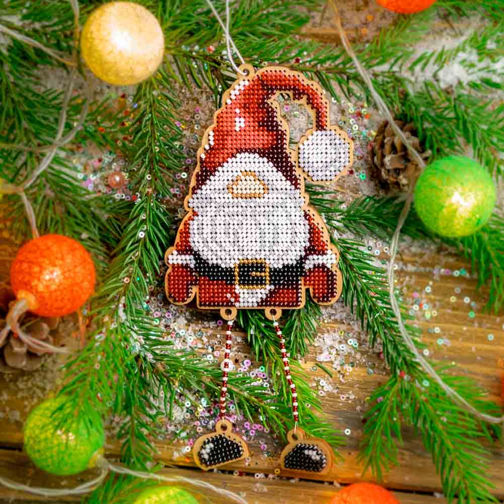Jolly Santa Christmas Tree Ornament Kit