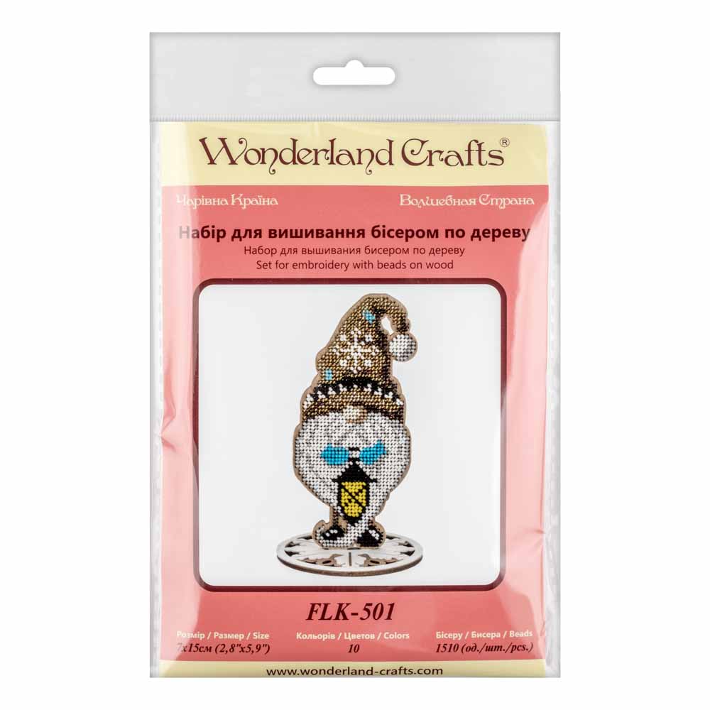 Winter Glow Gnome Embroidery Kit