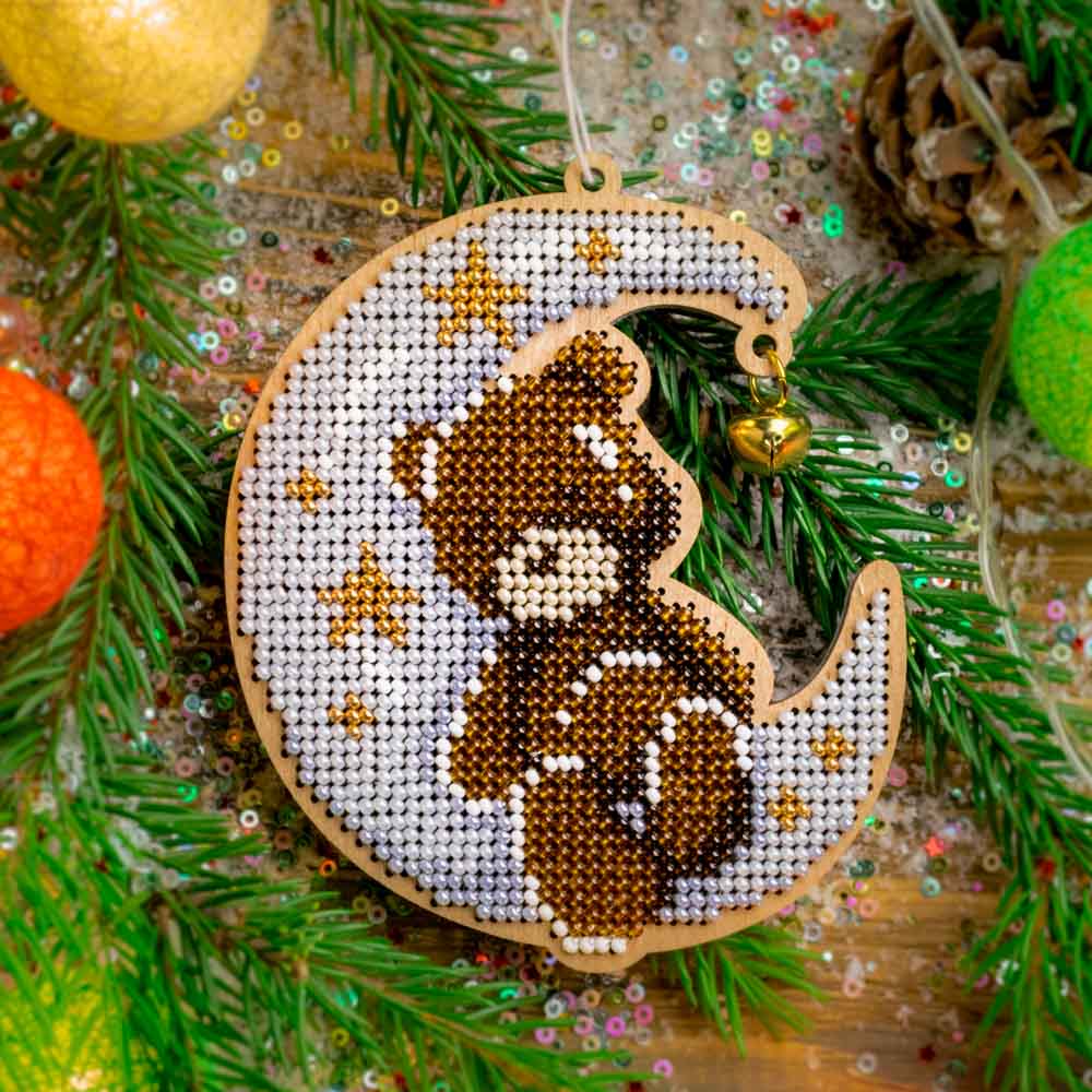 Moonlight Bear Embroidery Kit