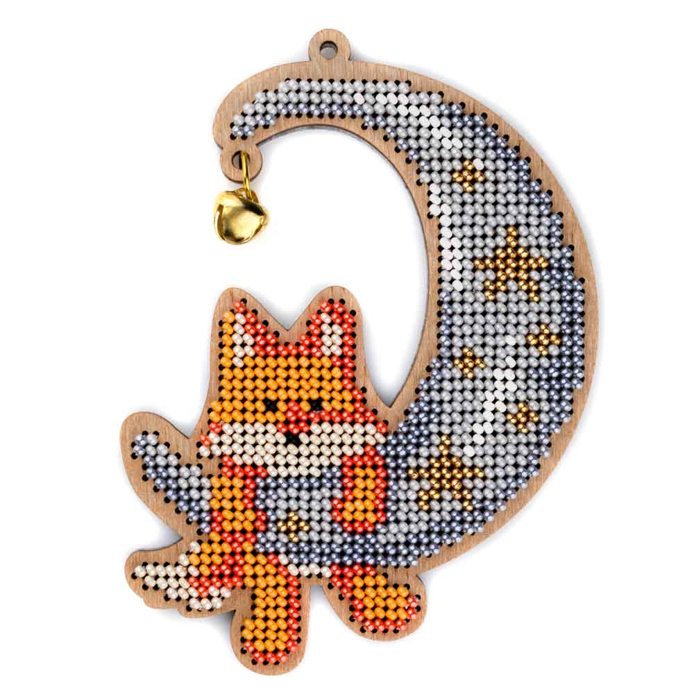 Moonlight Fox Embroidery Kit