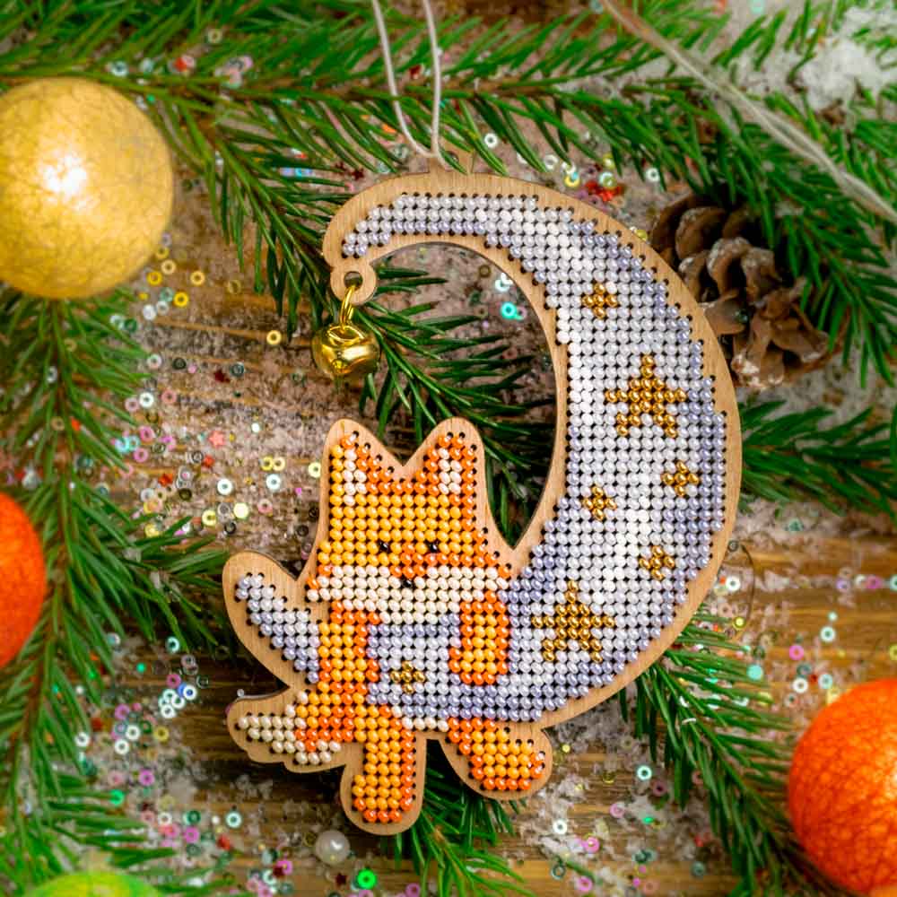 Moonlight Fox Embroidery Kit