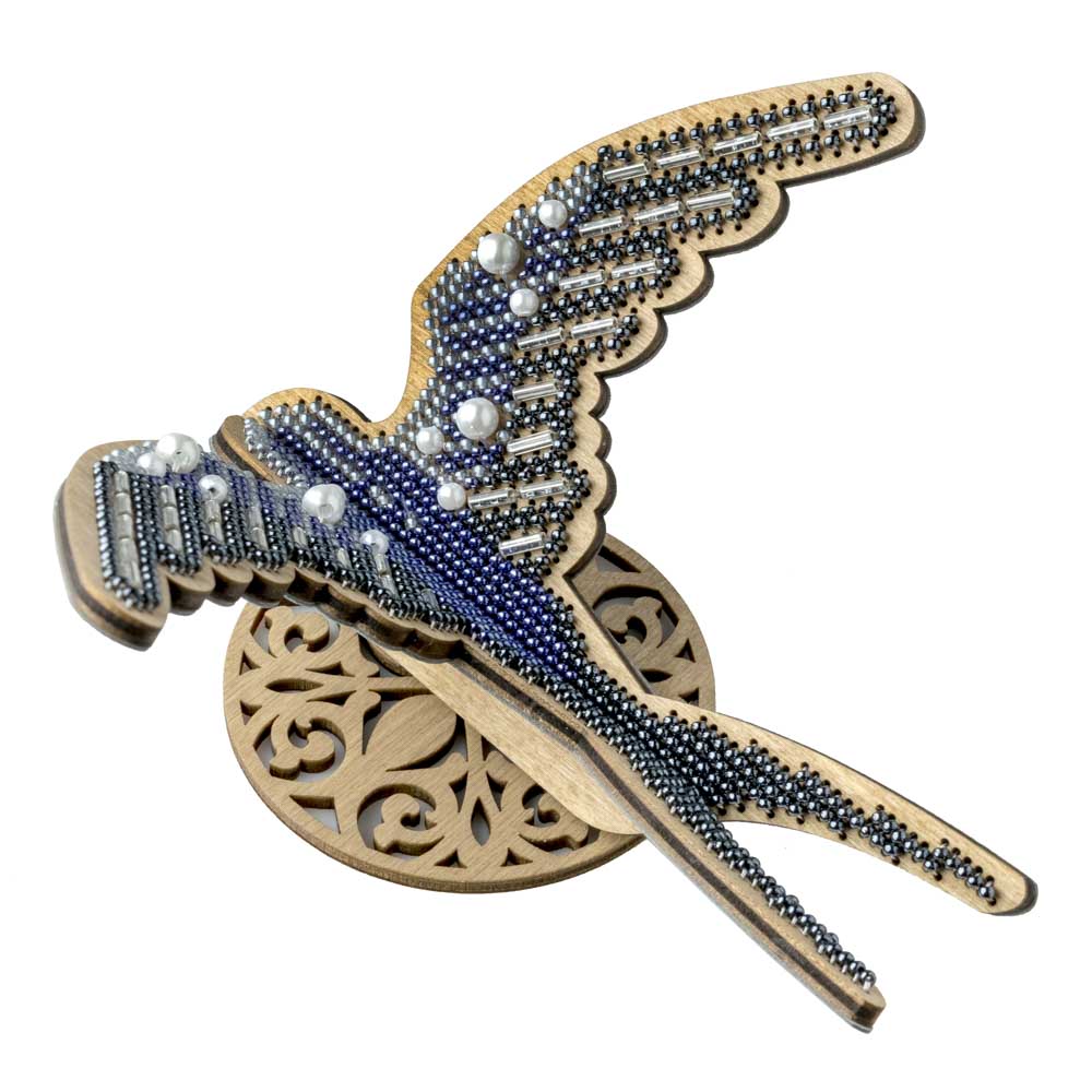 Midnight Flight Bird Embroidery Kit