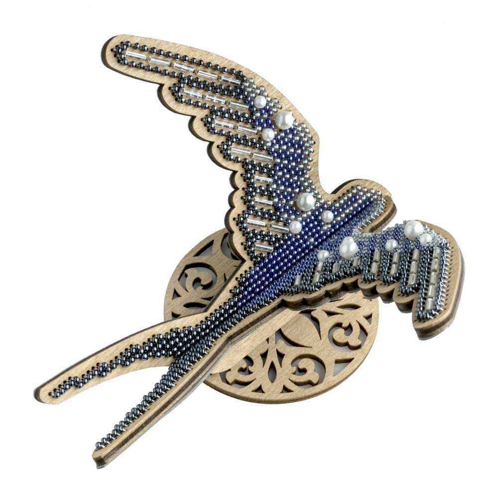 Midnight Flight Bird Embroidery Kit