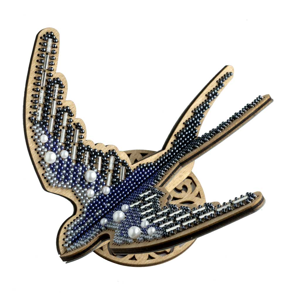 Midnight Flight Bird Embroidery Kit