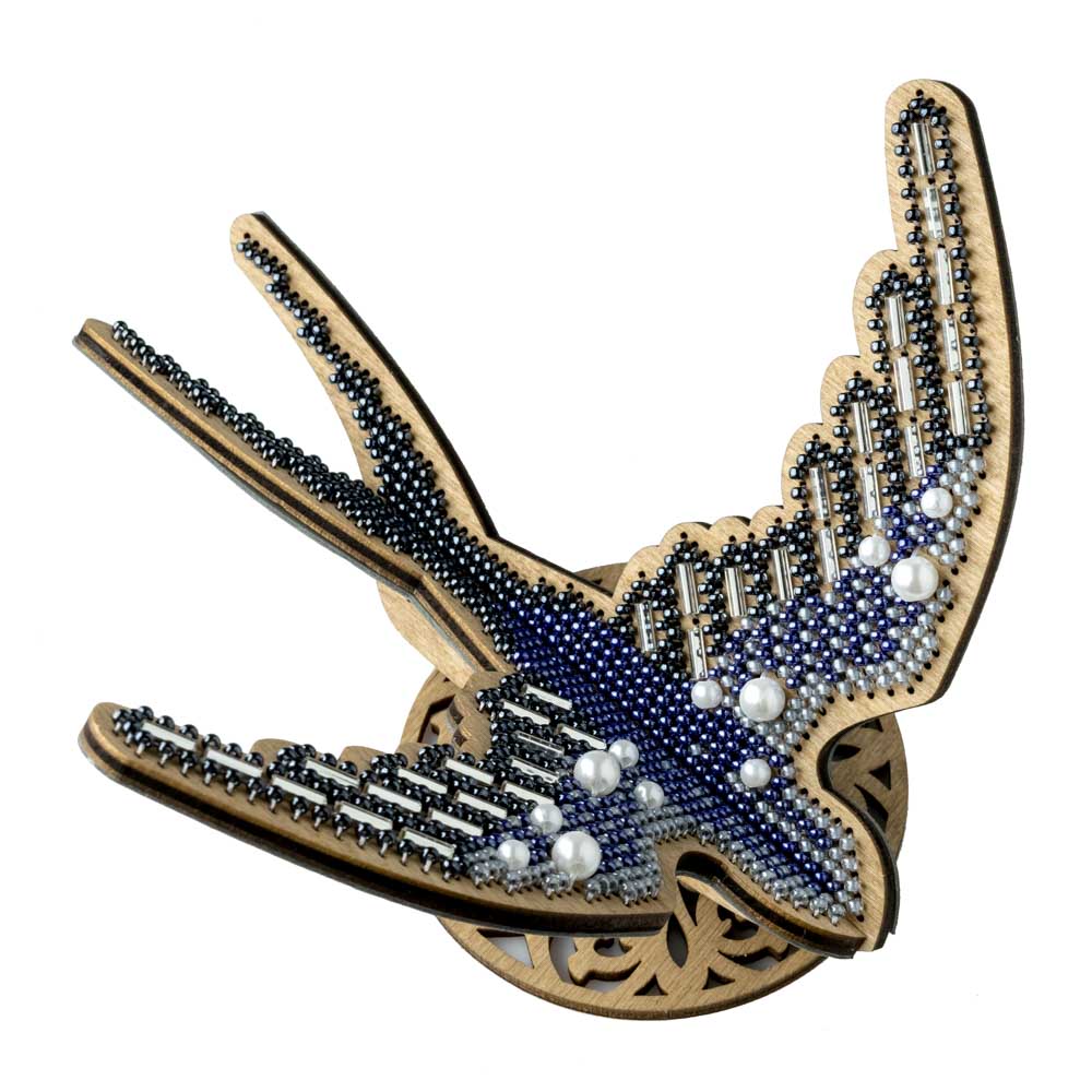 Midnight Flight Bird Embroidery Kit