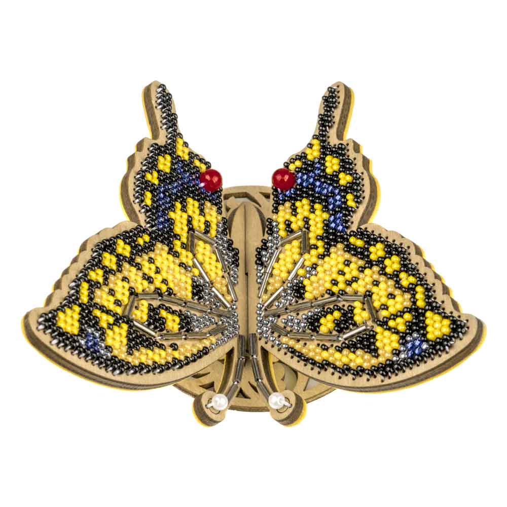 Golden Wings Butterfly Embroidery Kit