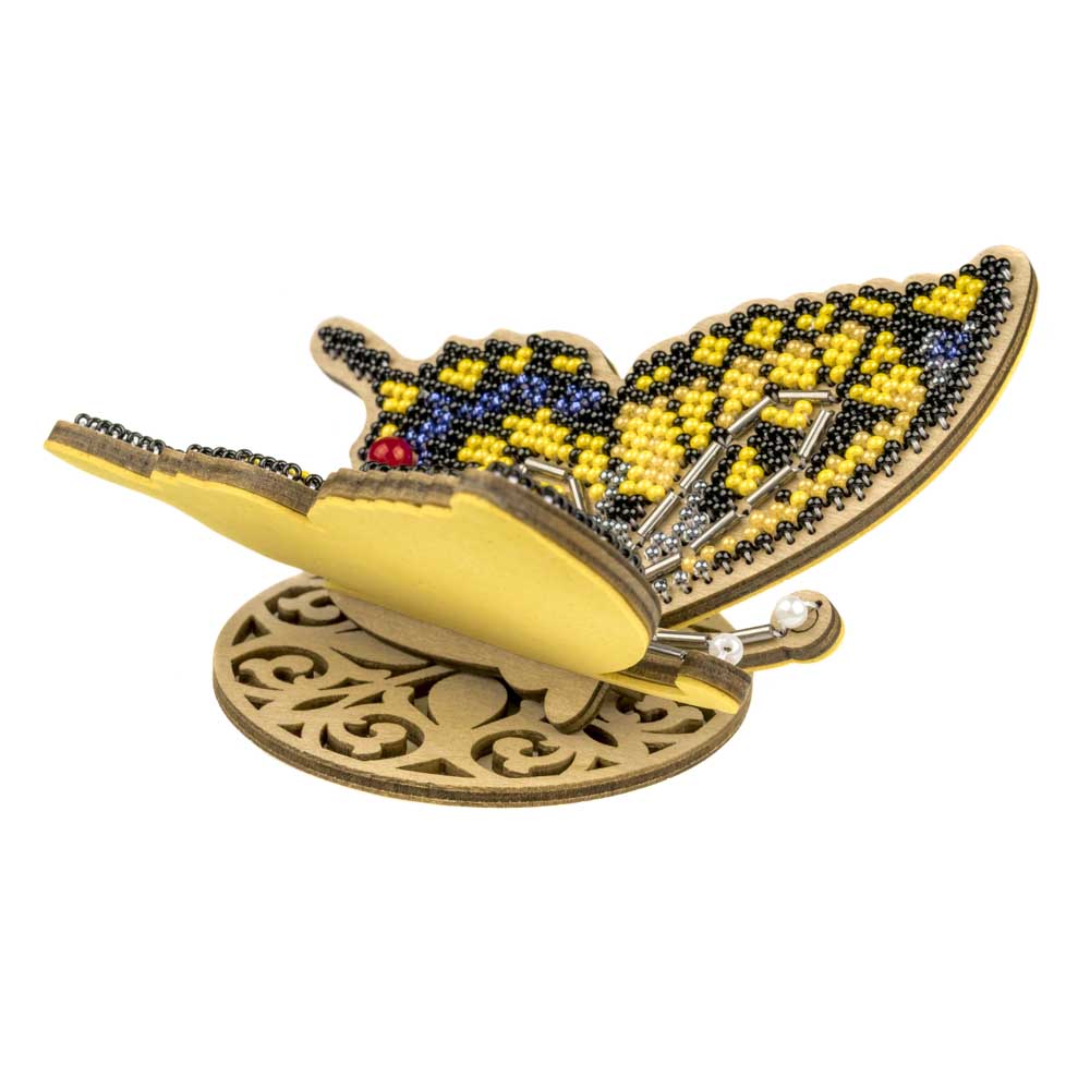 Golden Wings Butterfly Embroidery Kit