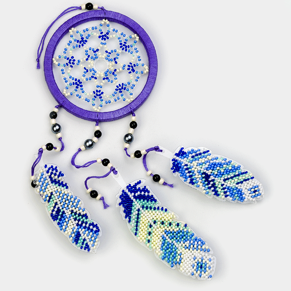 Blue Night Dreamcatcher Bead Embroidery Kit