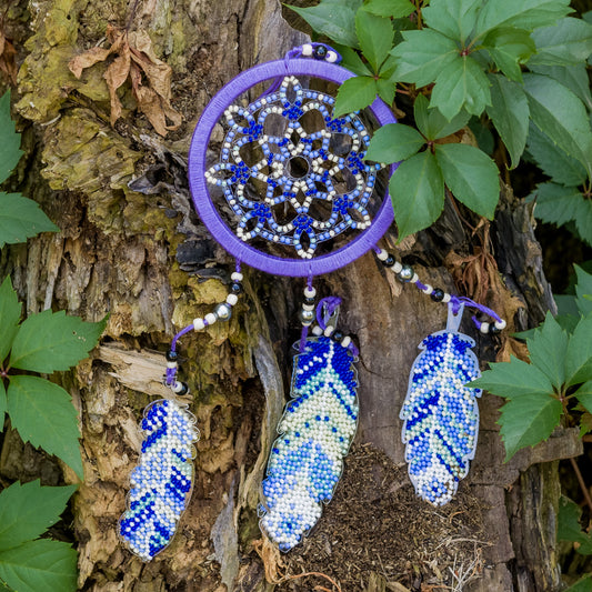 Blue Night Dreamcatcher Bead Embroidery Kit