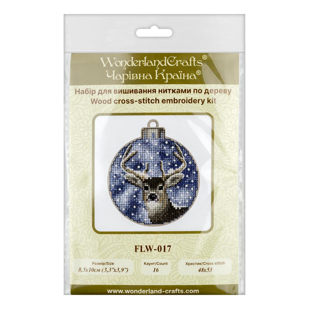 Winter Deer Cross Stitch Kit