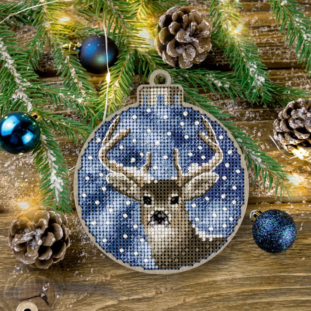 Winter Deer Cross Stitch Kit