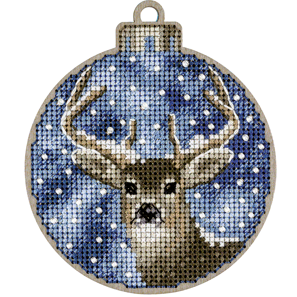 Winter Deer Cross Stitch Kit