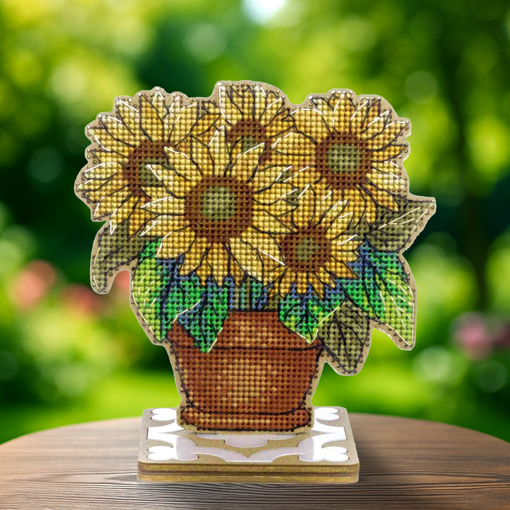 Sunflower Bouquet Cross Stitch Kit