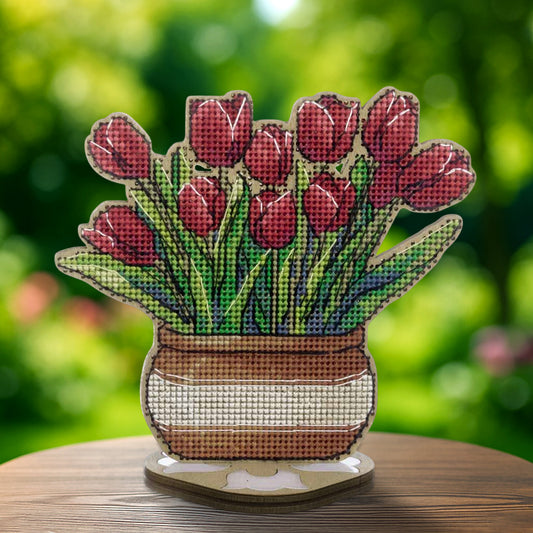 Tulip Bouquet Cross Stitch Kit
