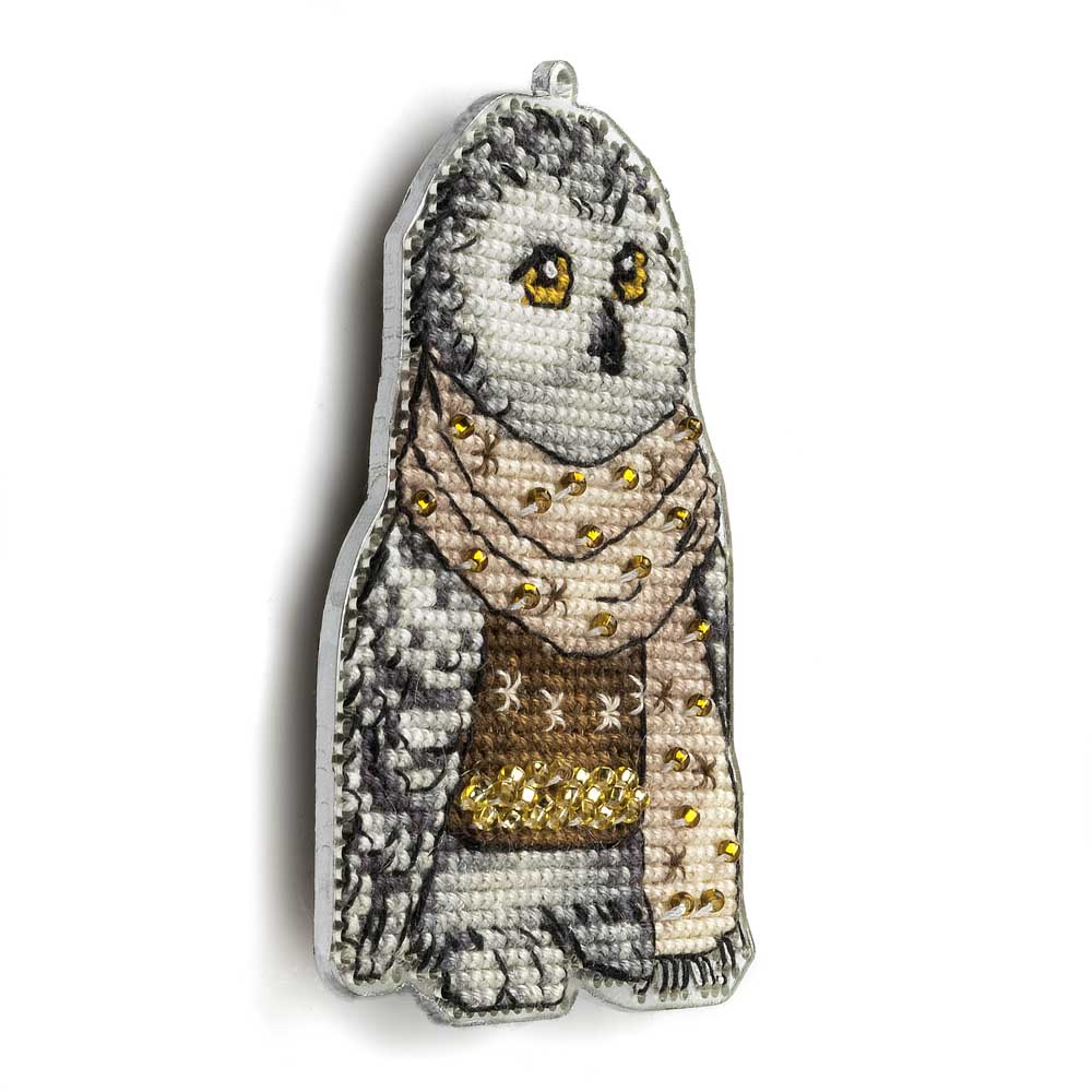 Moonlight Owl Cross Stitch Kit