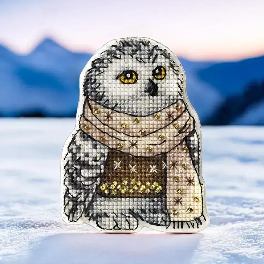 Moonlight Owl Cross Stitch Kit