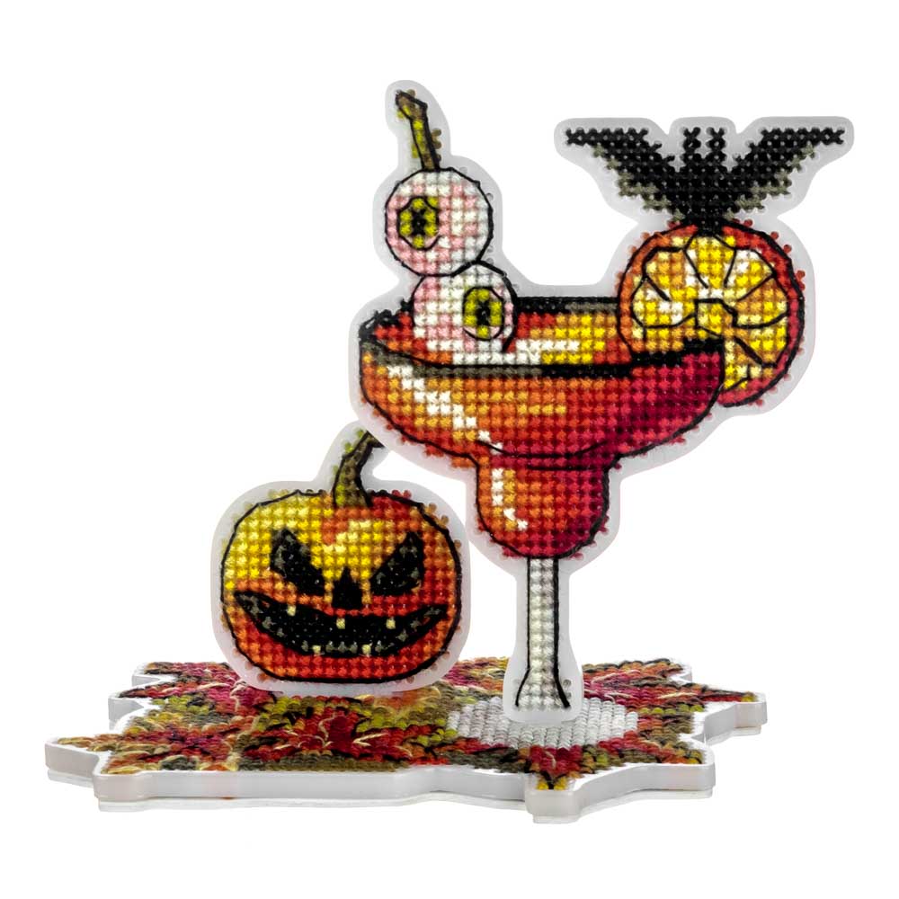 Spooky Cocktail Halloween Cross Stitch Kit
