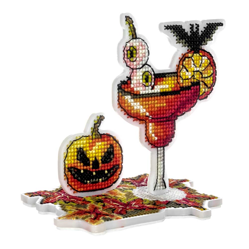 Spooky Cocktail Halloween Cross Stitch Kit