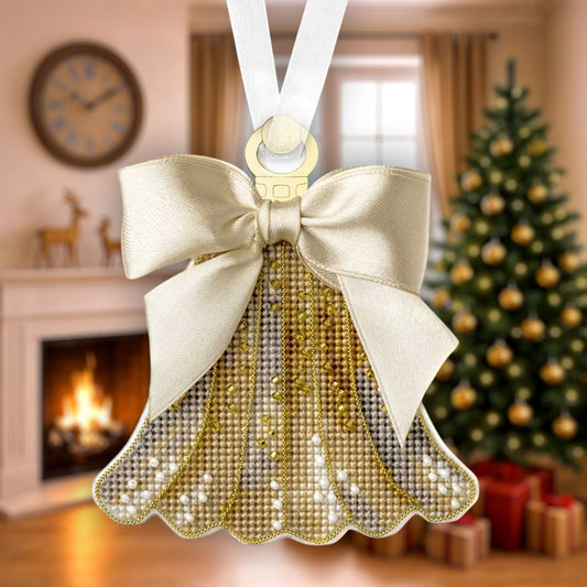 Golden Lights Ornament Cross Stitch Kit