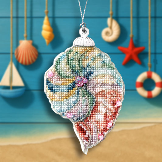 Seashell Swirl Cross Stitch Kit