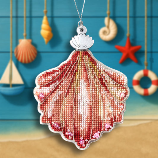 Coral Shell Cross Stitch Kit