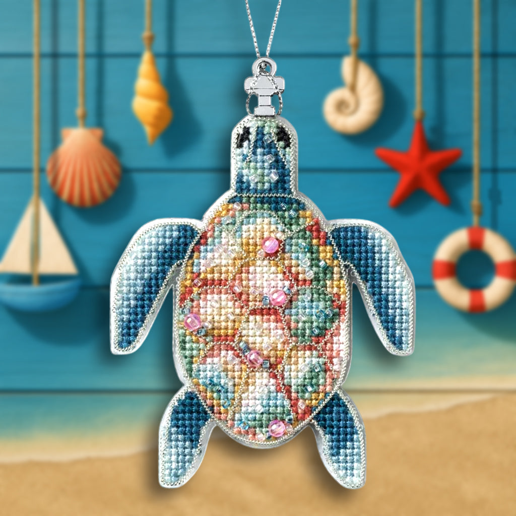 Sea Turtle Cross Stitch Kit