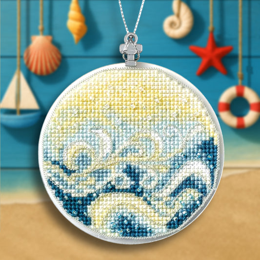 Ocean Waves Cross Stitch Kit