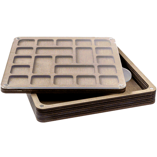 Multi-Layered Bead Organiser with Clear Lid