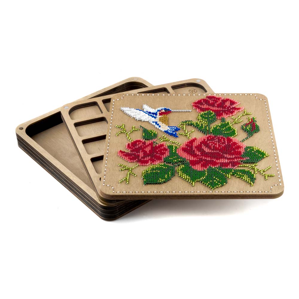 DIY Rose Garden Bead Organiser Box